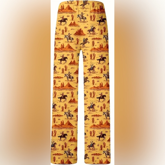 New Sleep Wear Winter Lounge Pants Comfy Loose Fit With Pockets Western Style. - Picture 5 of 12